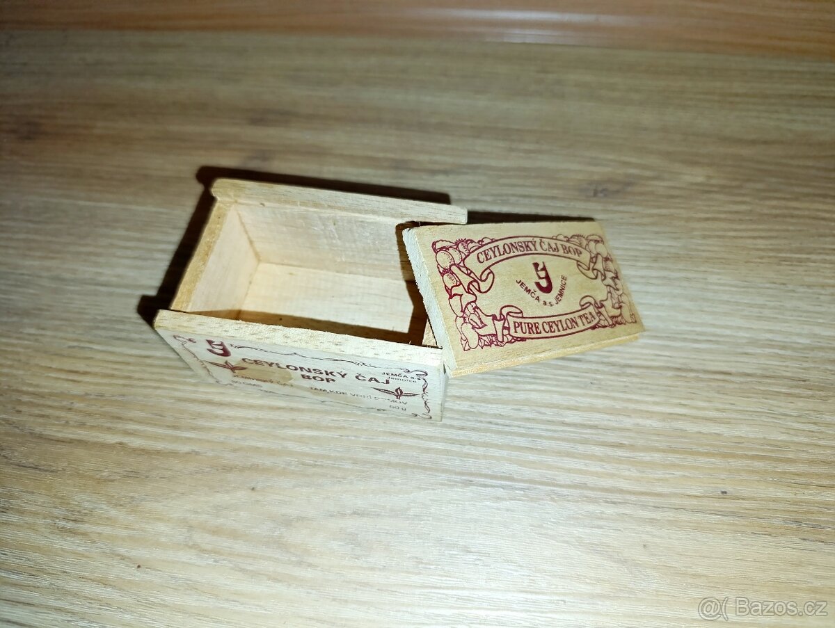 DŘEVĚNÁ KRABIČKA NA ČAJ - 2