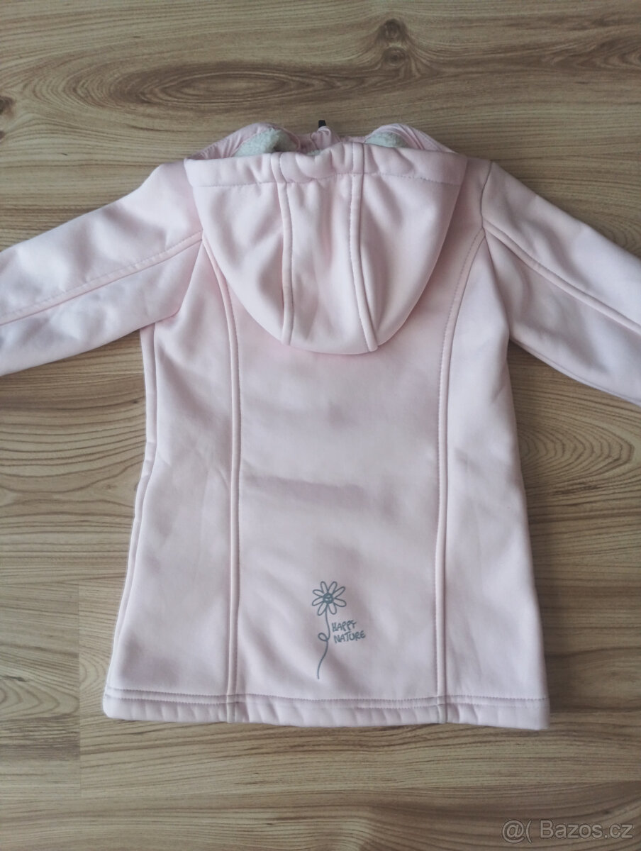 Dívčí soft.kabátek,čepice,nákrčník,župan - 2