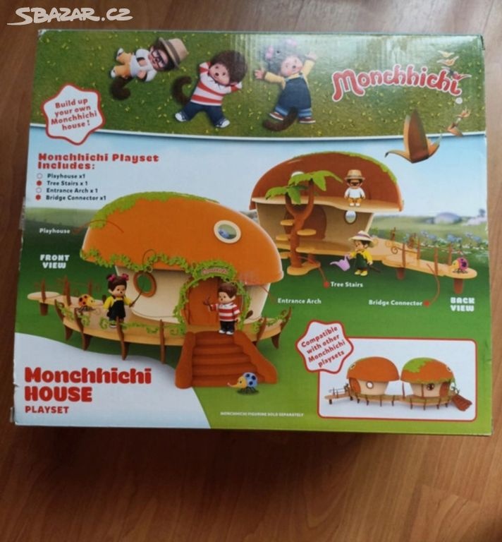 Prodám nový domeček pro figurky Monchhichi - 2