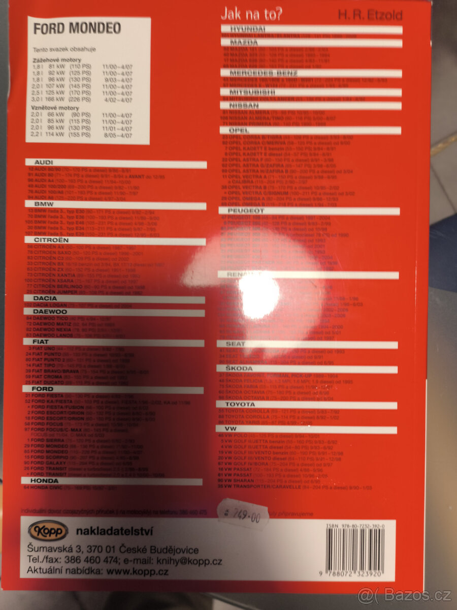 kniha Ford Mondeo - 2