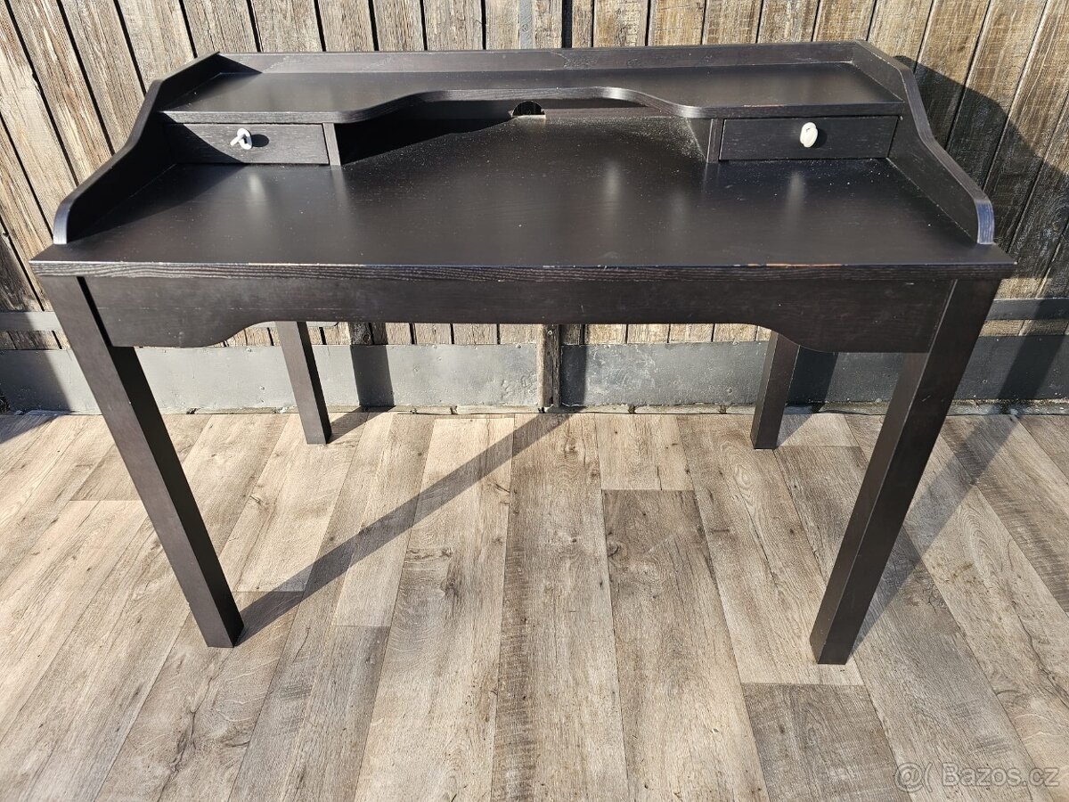 IKEA GUSTAV psací stůl - černohnědá - 2