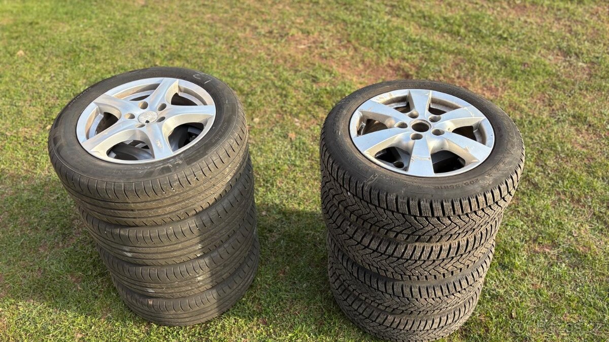2x sada kol 205/55 R16 ET45 - 2