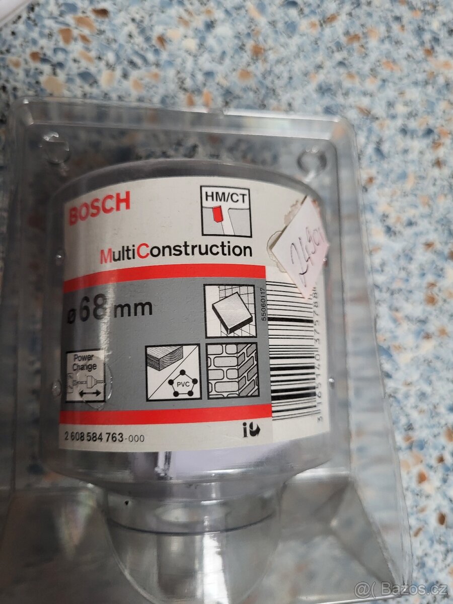 Vrtací korunka 68mm....SK plátek ...nová - 2