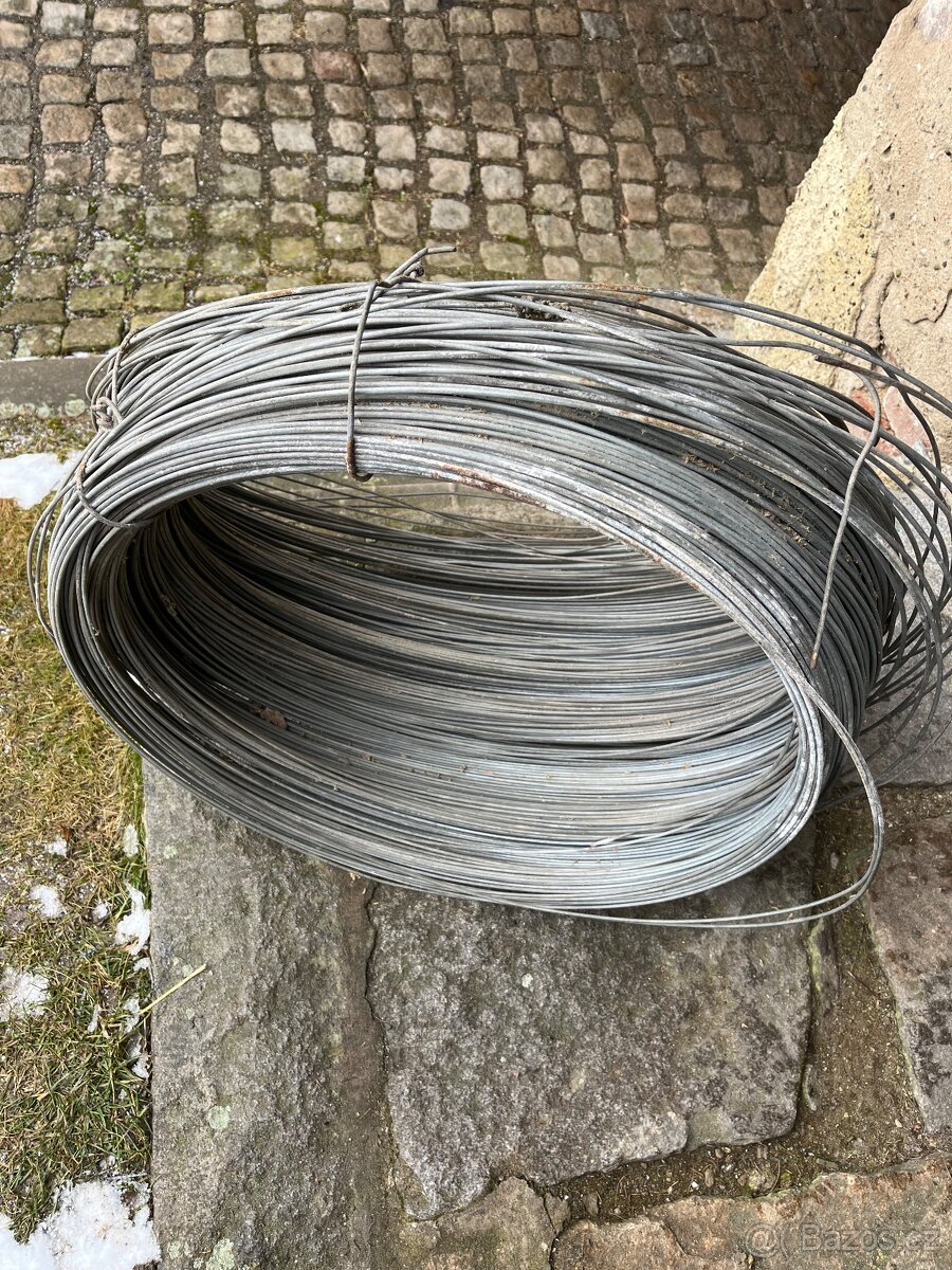 Vázací drát 3,5 mm, ocelový, zinkovaný - 2