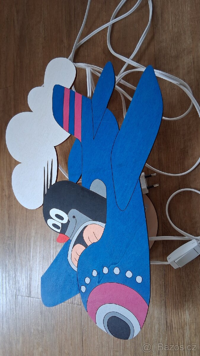 Dětská lampička k zavěšení na stěnu Krtek - 2