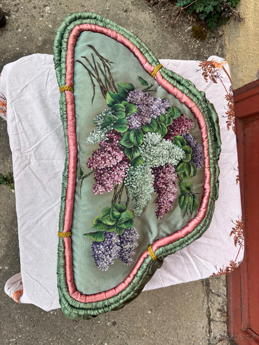 Ručně malovány polštář - 2