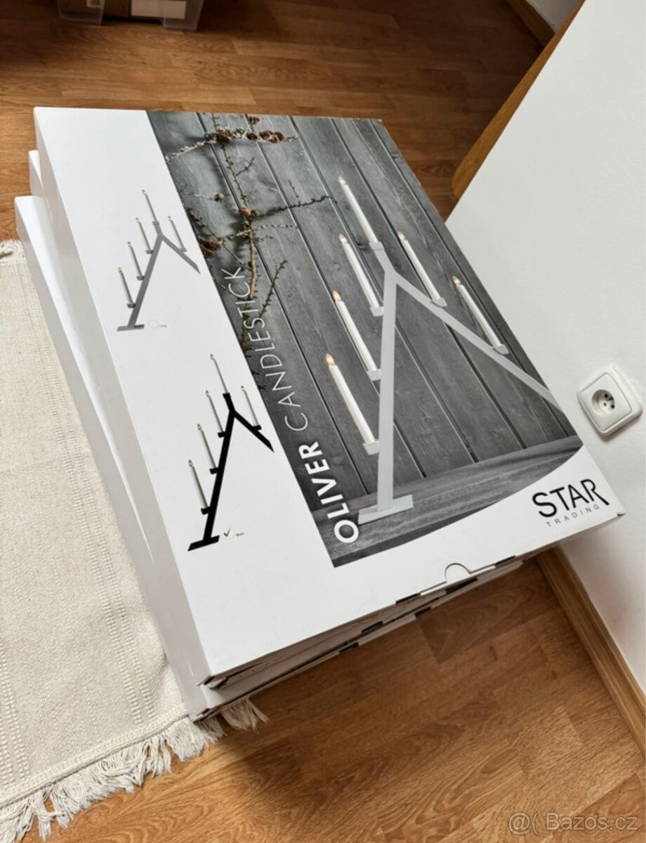 Vánoční svícen Star Trading 75cm - 2