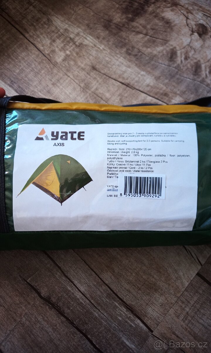 Novy nerozbaleny stan Yate Axis - 2