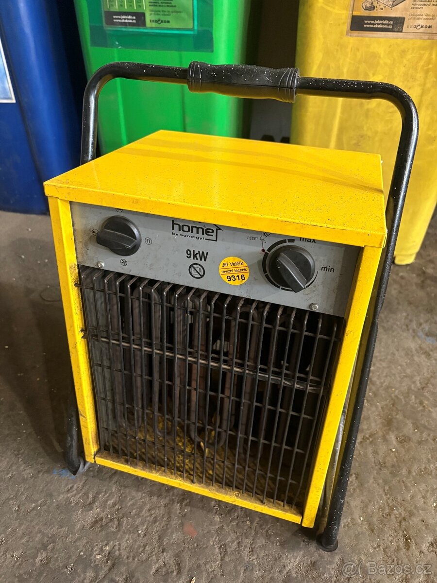 Ohřívač vzduchu elektrický ventilátor - 2