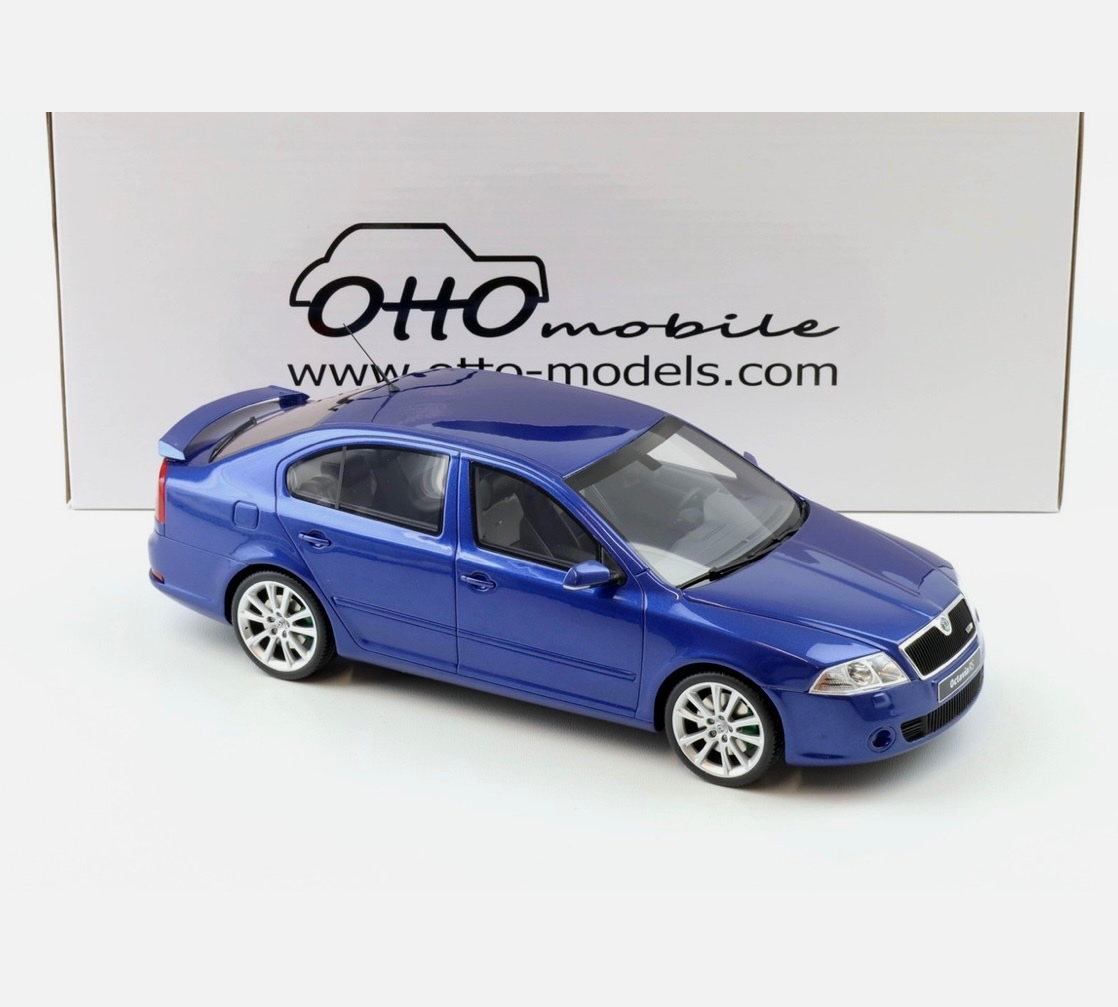 Škoda Octavia RS 2.0 TFSi 2006 Race modrá metalíza 1:18 - 2
