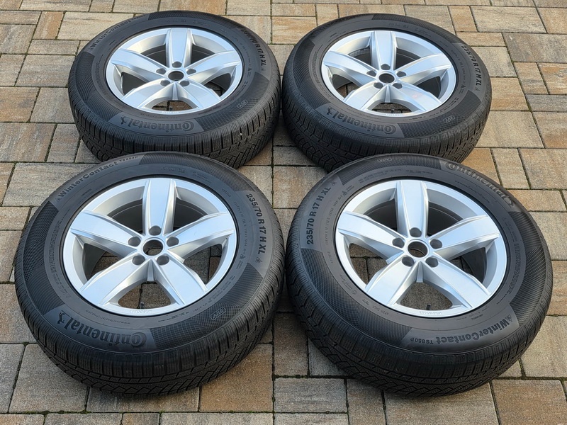 originál VW Touareg III Corvara 7,5x17" 5x112 ET18 s pneu - 2