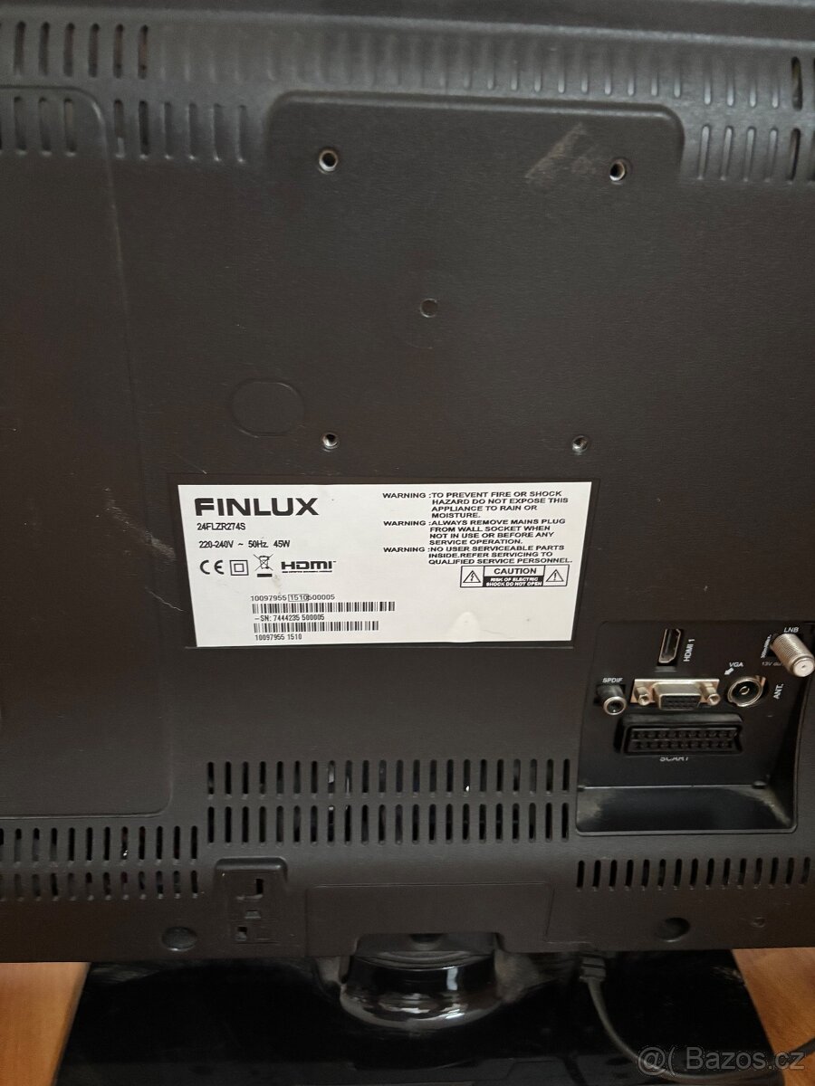 Televize Finlux 24 palců. Cca 60 cm - 2