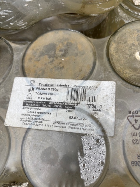 Sklenice zavařovací 720ml - 2