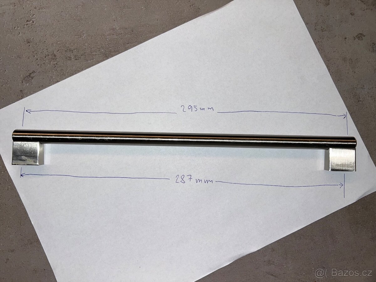Kovová madla skříňky, 295 mm, 15 ks - 2