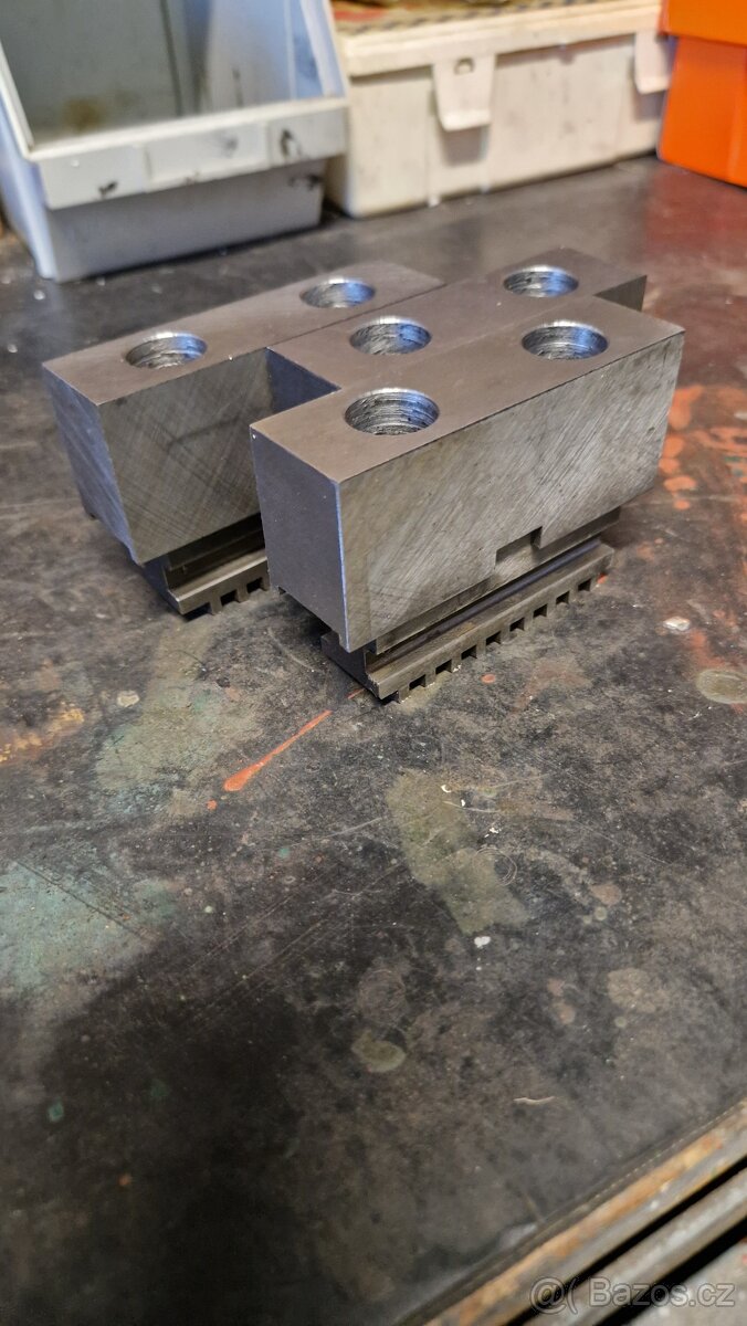 Měkké čelisti na sklíčidlo TOS 200/3 - 2