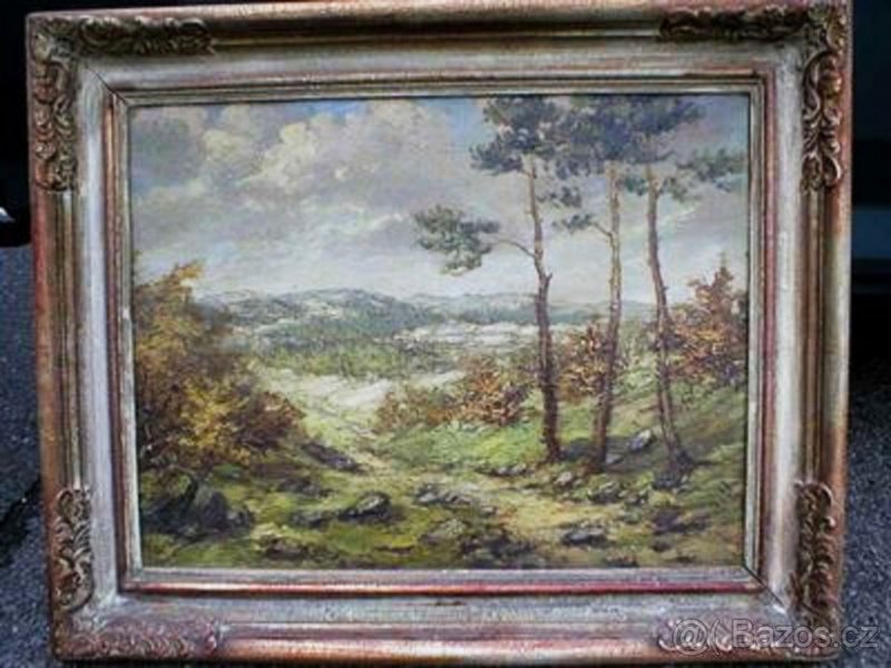 OBRAZ "KRAJINA" - OLEJ NA PLÁTNĚ - 2