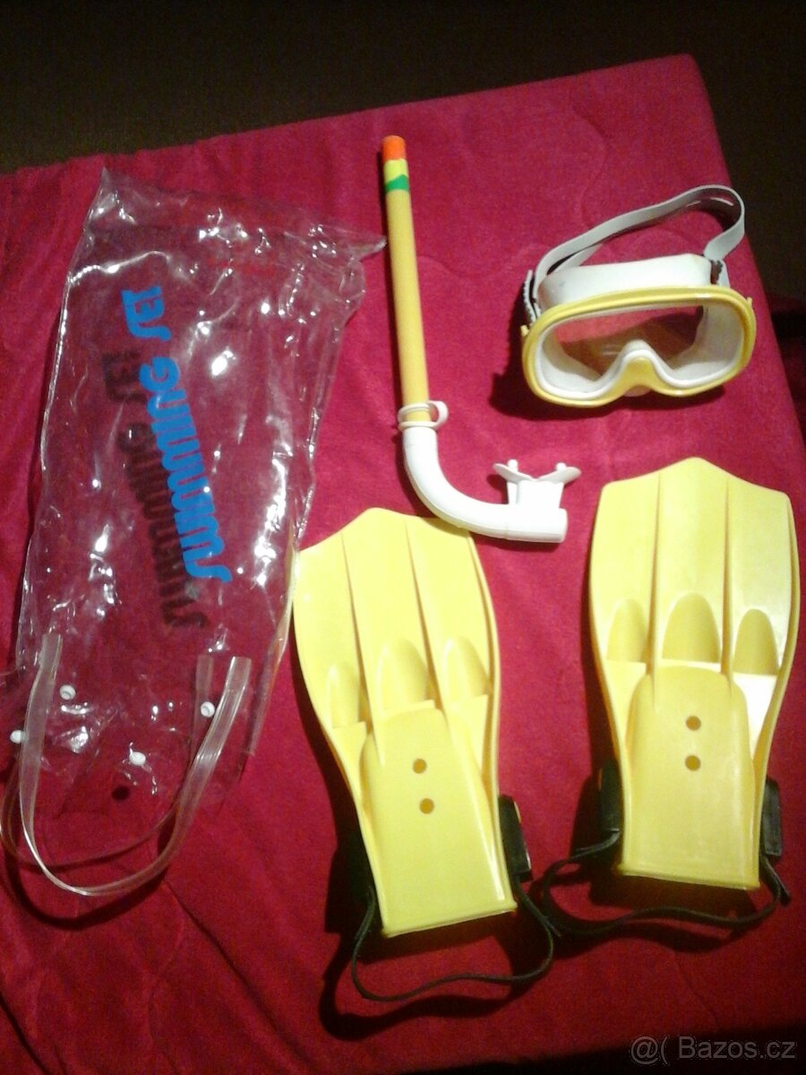 MASKA + ŠNORCHL+PLOUTVE PRO DĚTI - 2