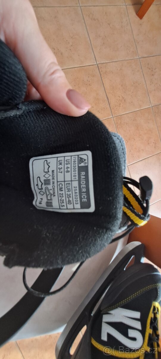Lední brusle K2 vel.35-40 - 2