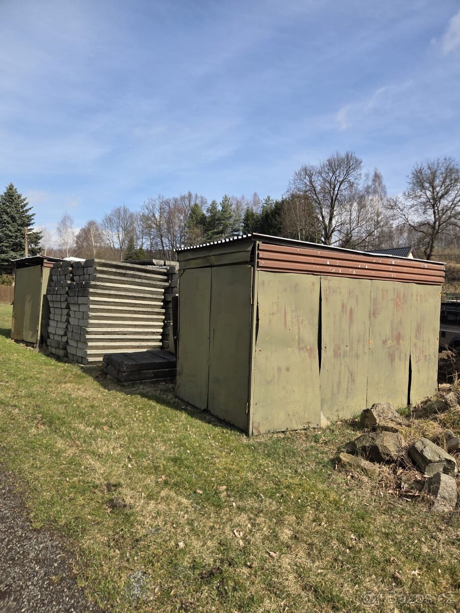 2 ks stavební plechové boudy - 2