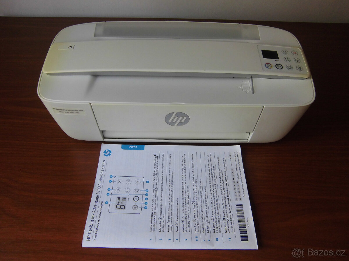 HP Inkoustová tiskárna " Desk Jet 3775 " - 2
