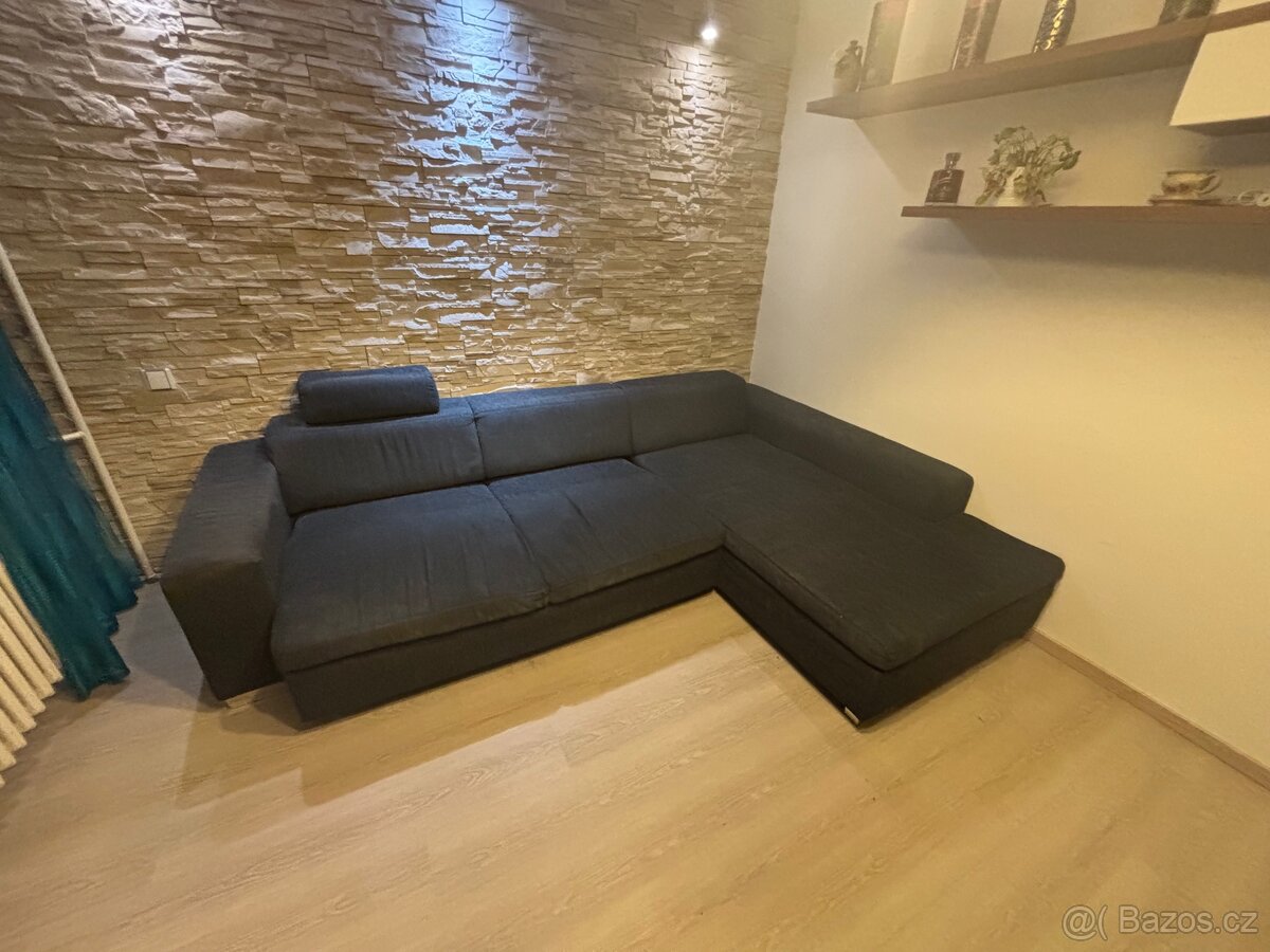 Rohová sedačka v barvě antracit - 2