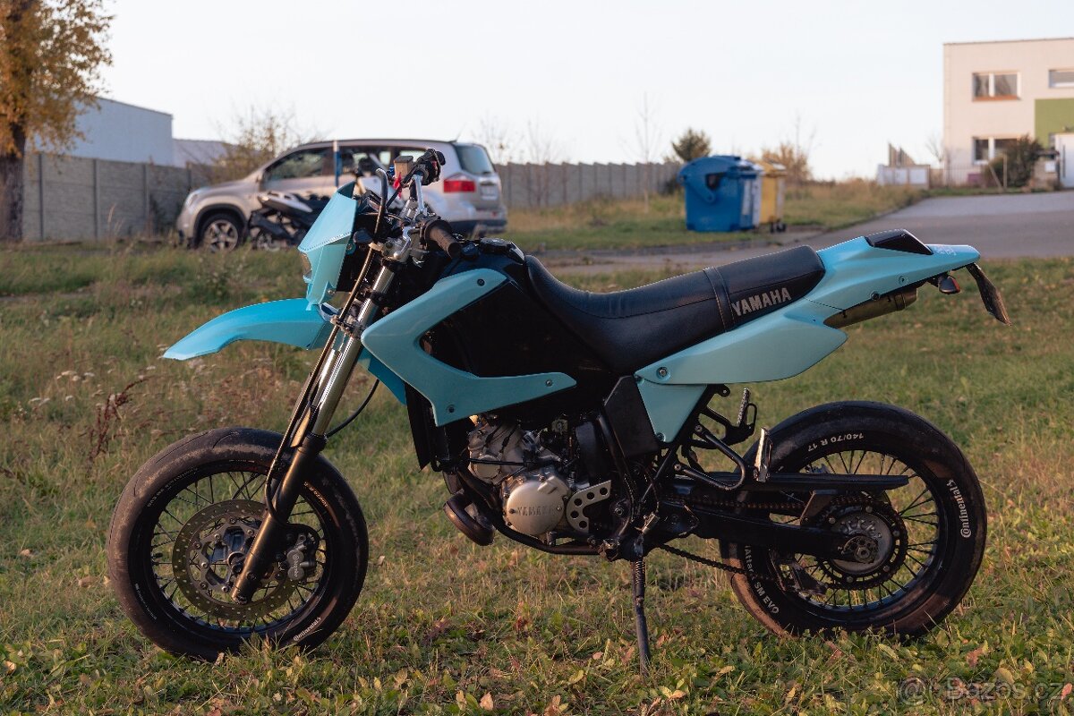 Yamaha DT 125 X – tyrkysová bestie, otevřená na 18 kW (A1) - 2