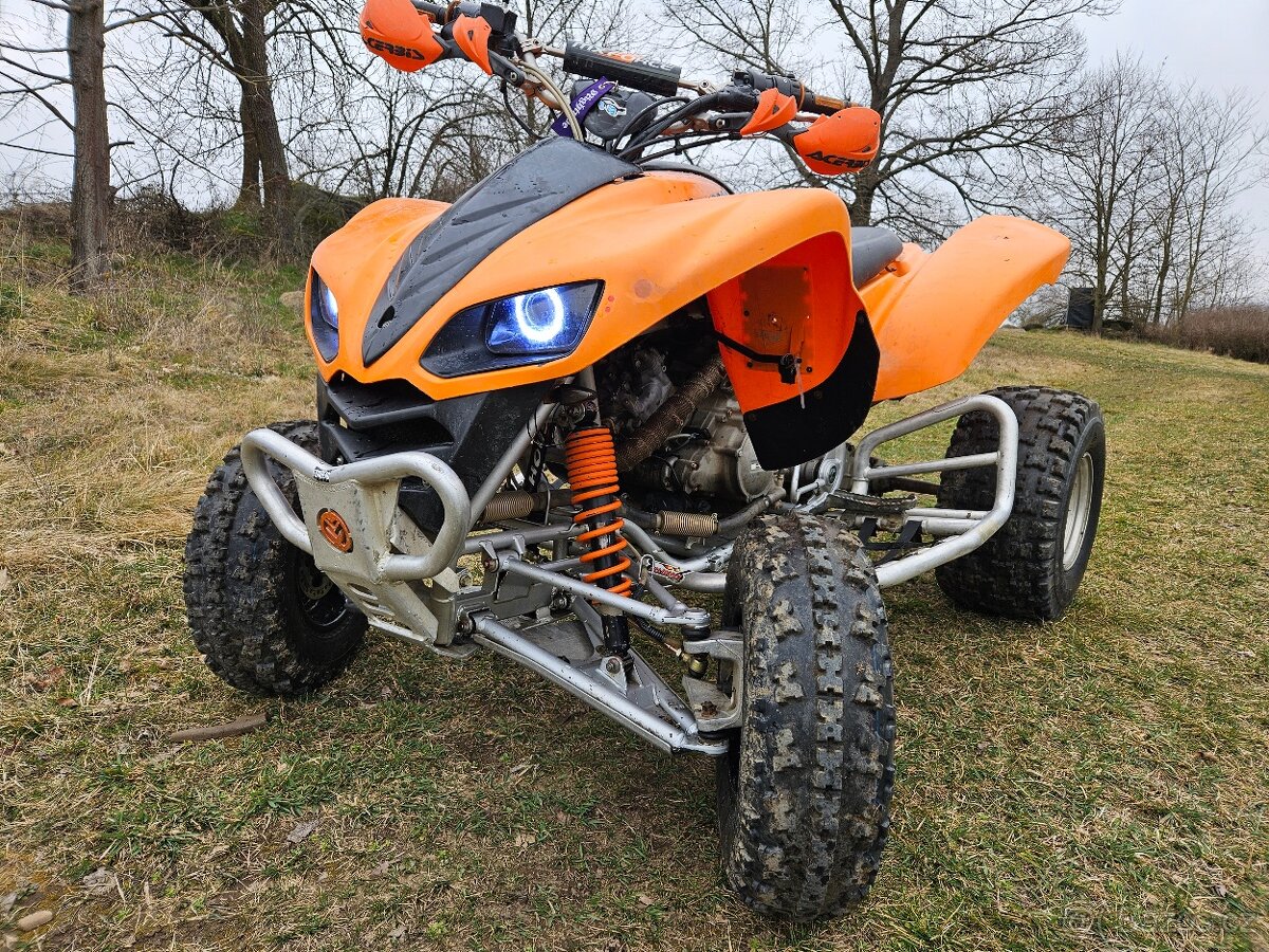 Kawasaki KFX 700 žlutá SPZ