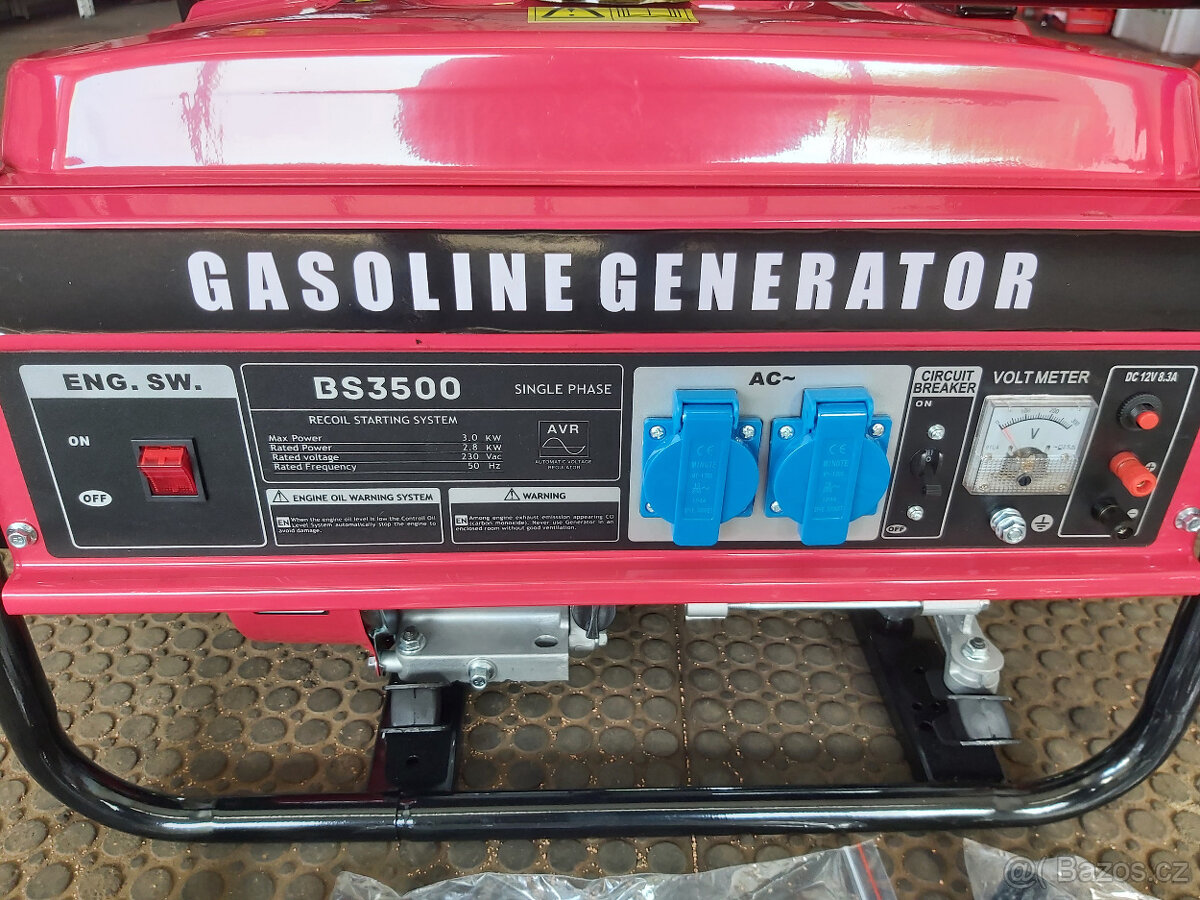 NOVÁ POZOR Elektrocentrála - generátor 3kw.... - 2