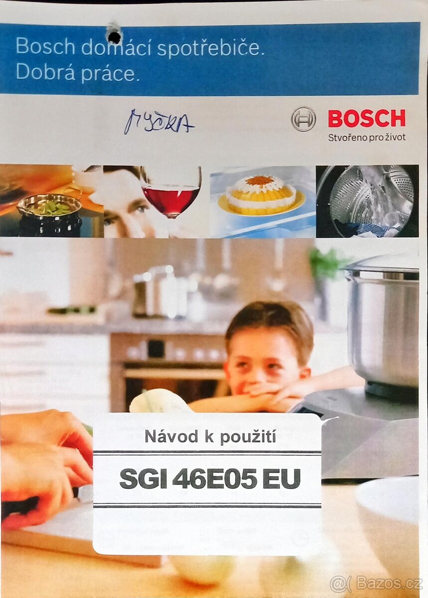 Myčka nádobí Bosch, model SGI 46E05 EU - 2