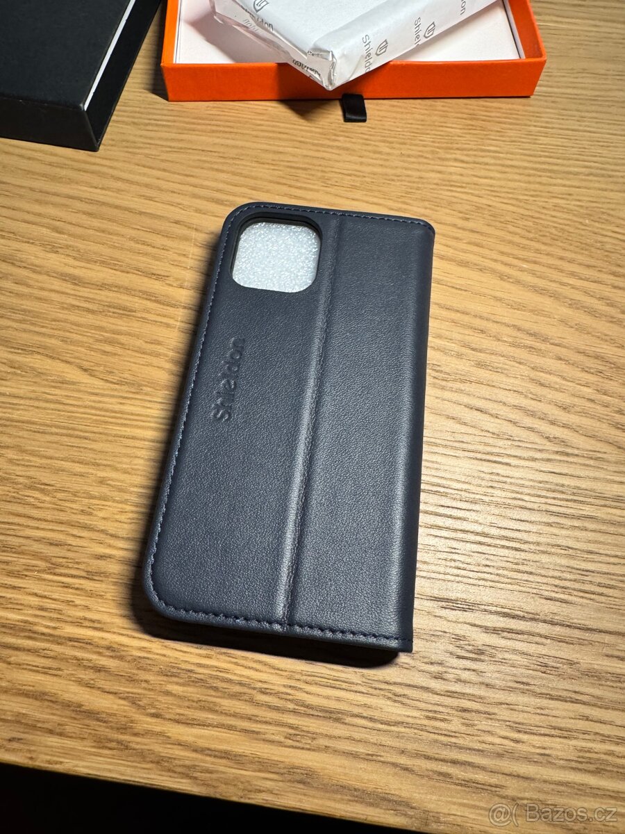 Kožené SHIELDON Pouzdro pro iPhone 12 Pro a iPhone 12 - 2