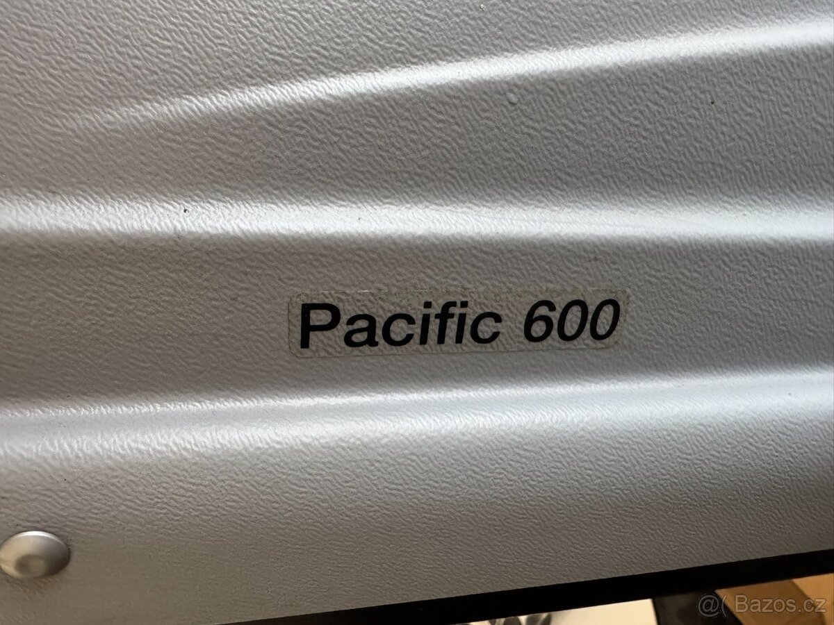 BOX Thule Pacific 600 + rycloupínáky + adaptéry na lyže - 2