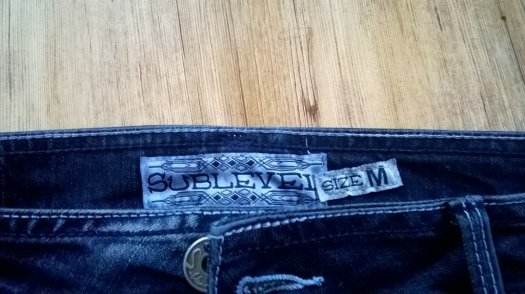 Riflová balonová sukně Kik M - 2