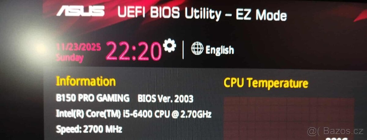 ASUS B150 PRO GAMING soc 1151 + Intel Core i5-6400 - 2