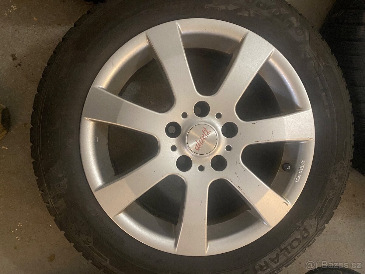 Alu kola 16” 5x112 a zimní pneu 205/55/R16 - 2