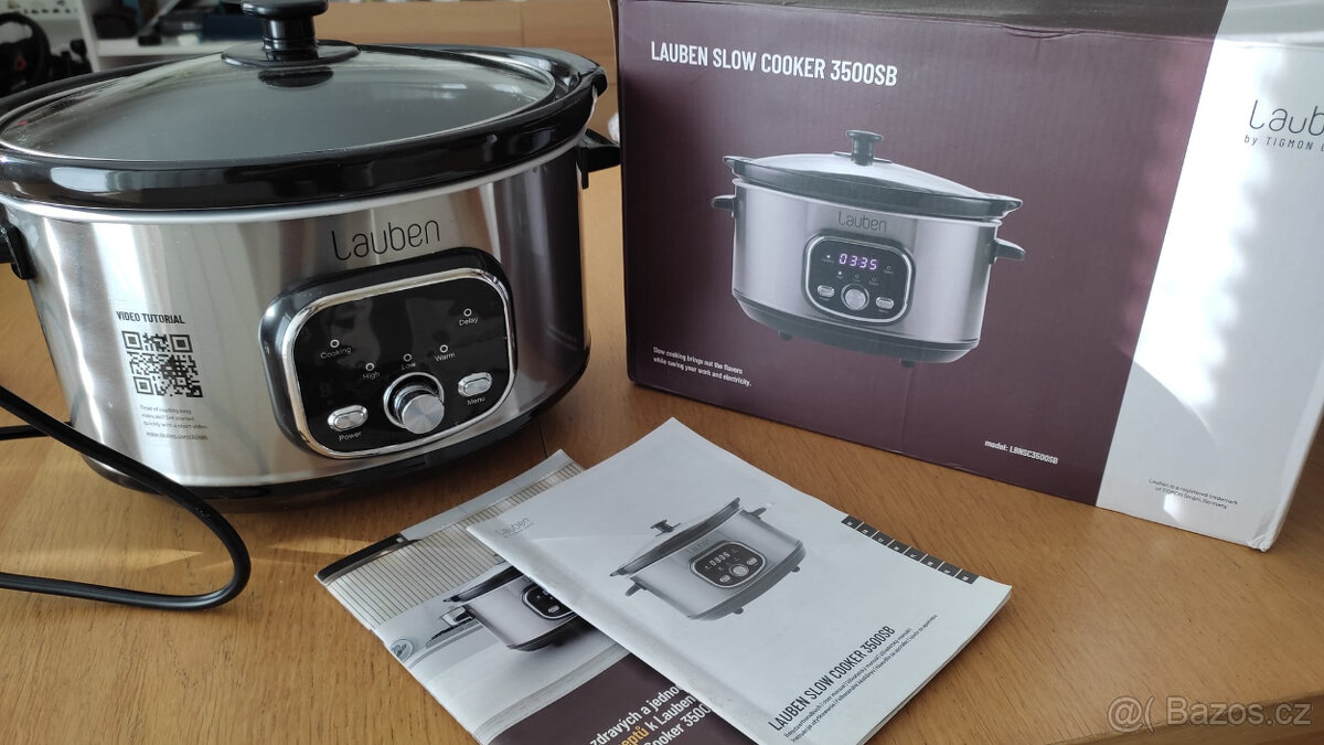 Pomalý hrnec Lauben Slow Cooker 3500SB - 2