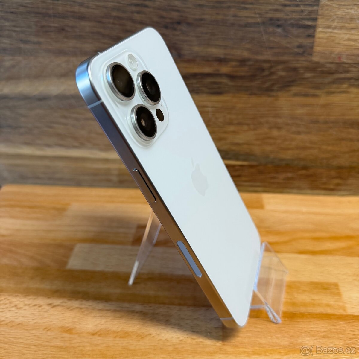 IPhone 15 Pro Max 256GB, bílý Titan, eSIM (rok záruka) - 2