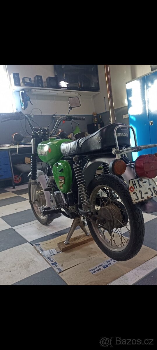 Simson S 51 Enduro s TP, pojízdný - 2