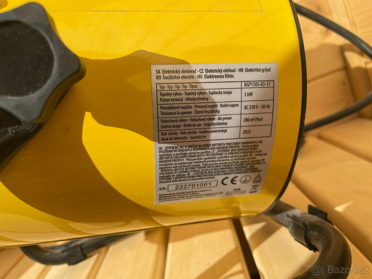 Plynový teplomet / Elektrický teplomet - 2