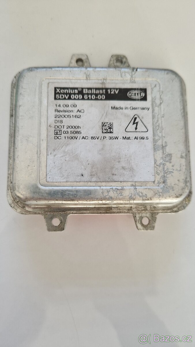 JEDNOTKA XENONU BALLAST 5DV 000 610-00 - 2