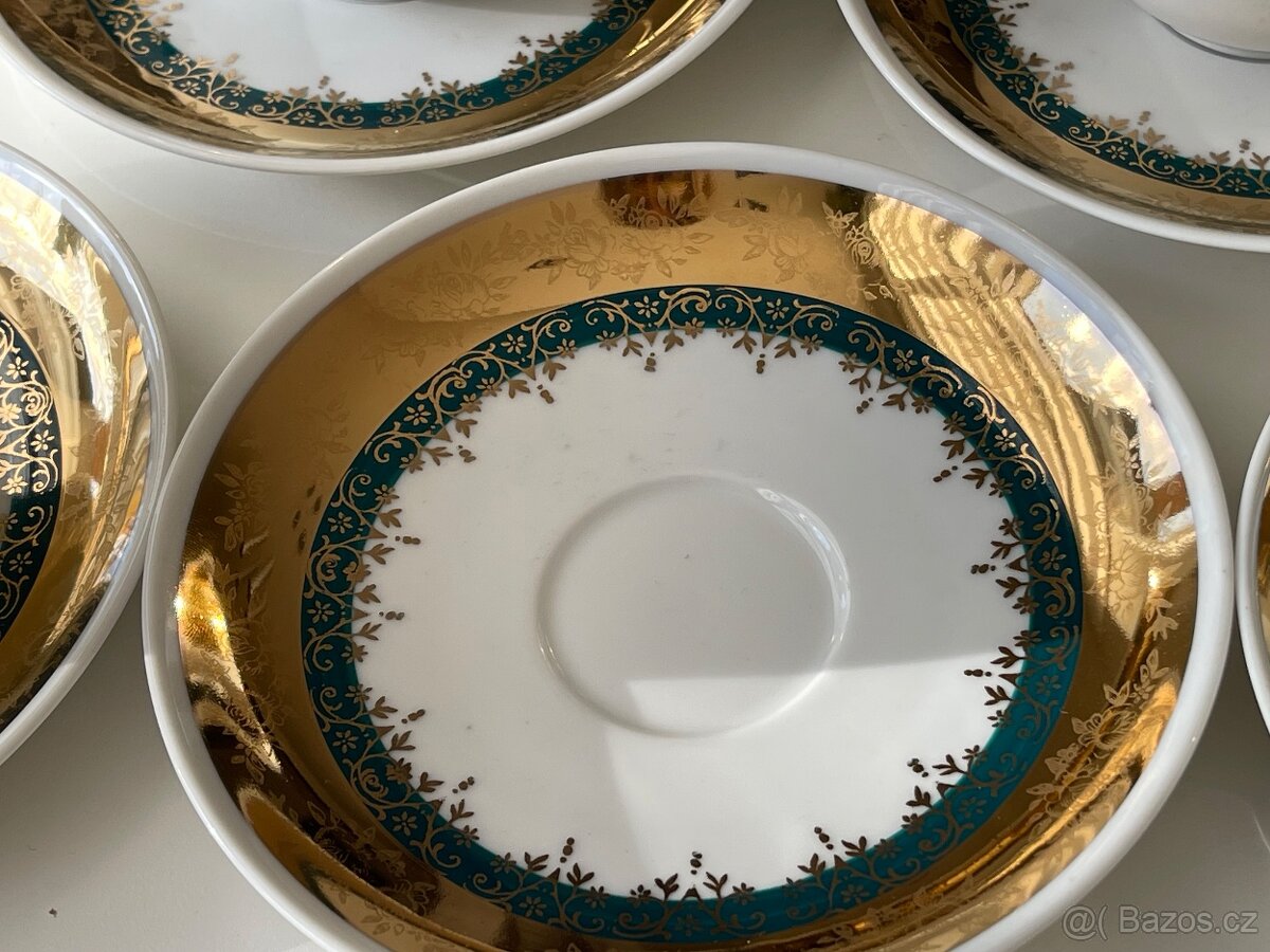 KÁVOVÁ SOUPRAVA 6x ŠÁLEK + 6x PODŠÁLEK H&C - 2