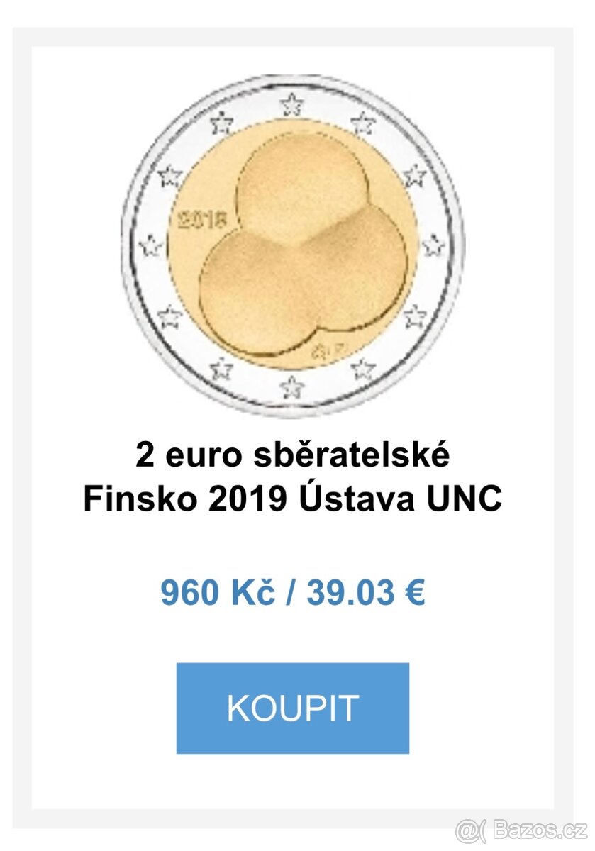 2€ mince Finsko 2019 - 2