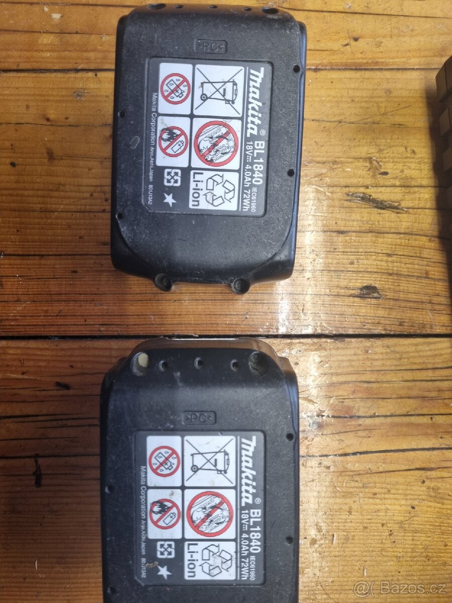 Prodám aku set Makita 18V. - 2