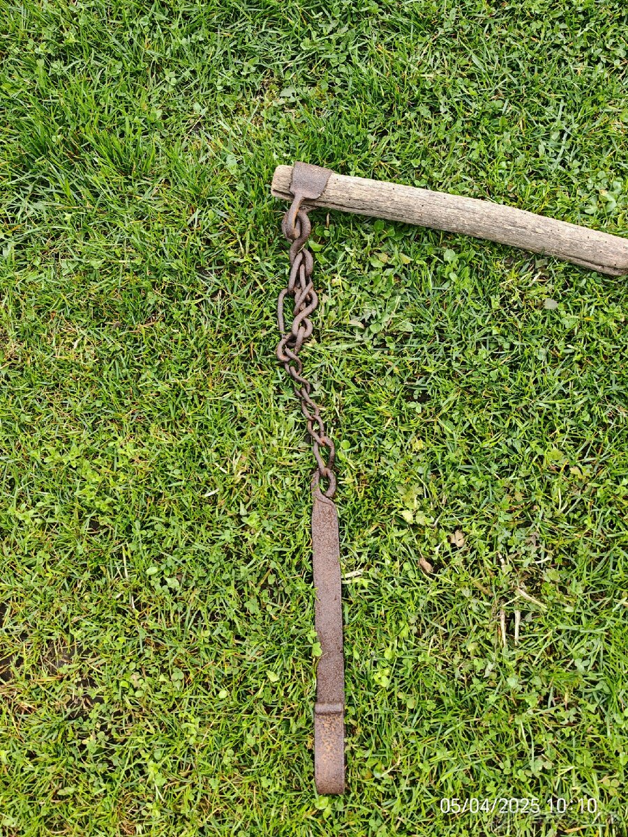 Retro dekorace nosič věder ke studni - 2