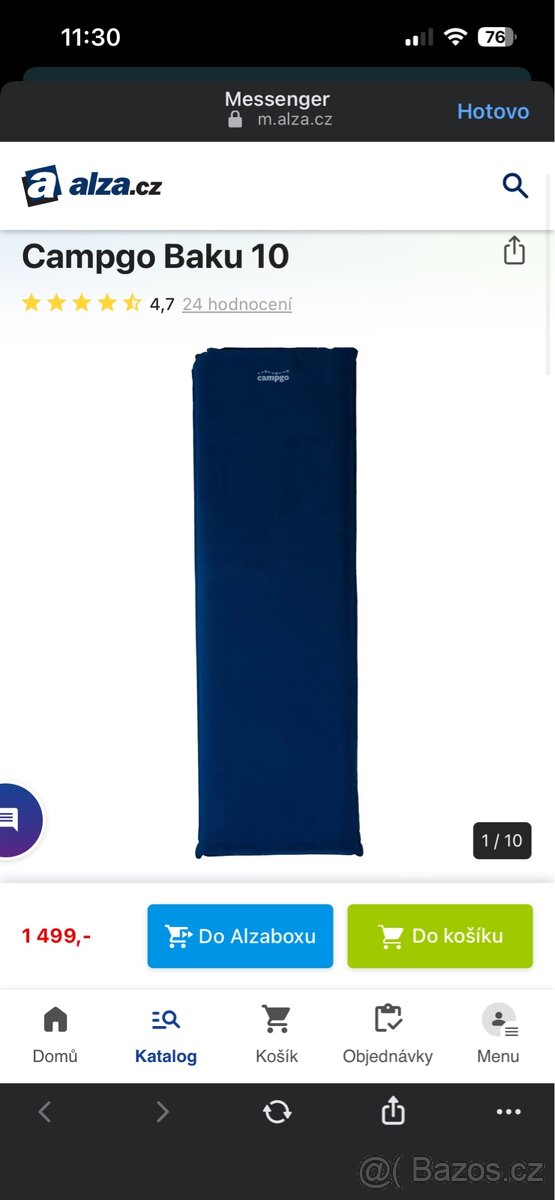 Samonafukovací karimatka - 2