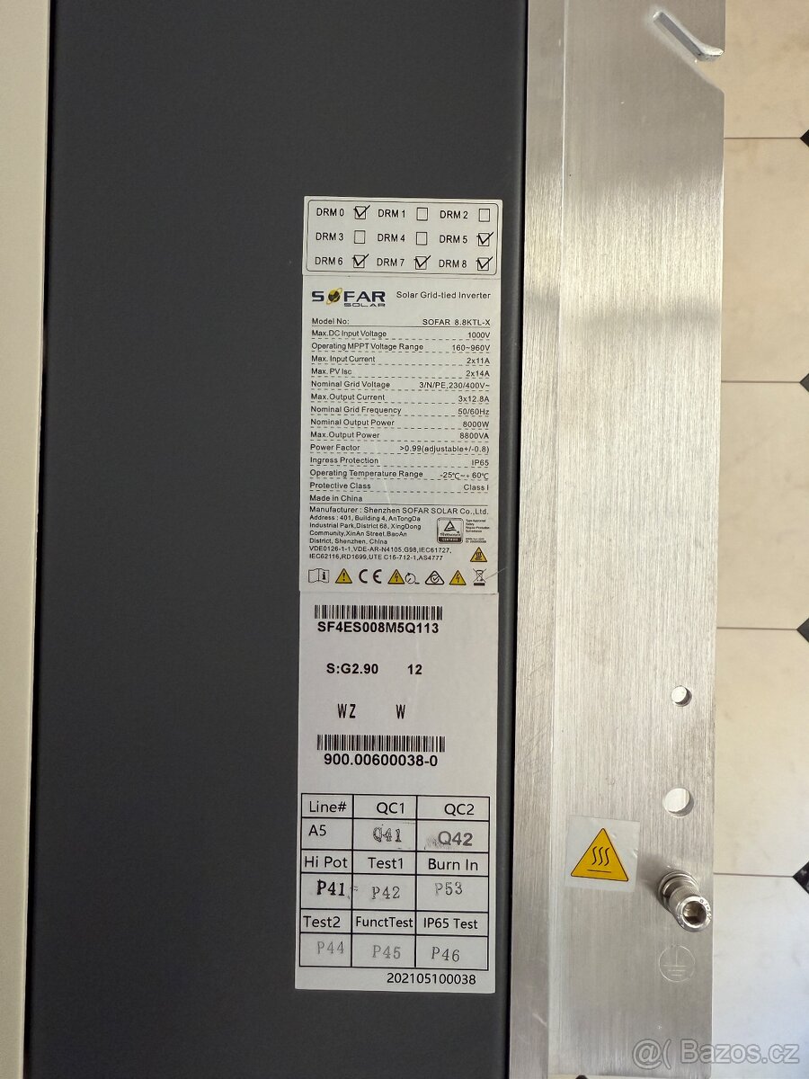 Solární střídač SOFAR Solar 8.8KTL-X - 2