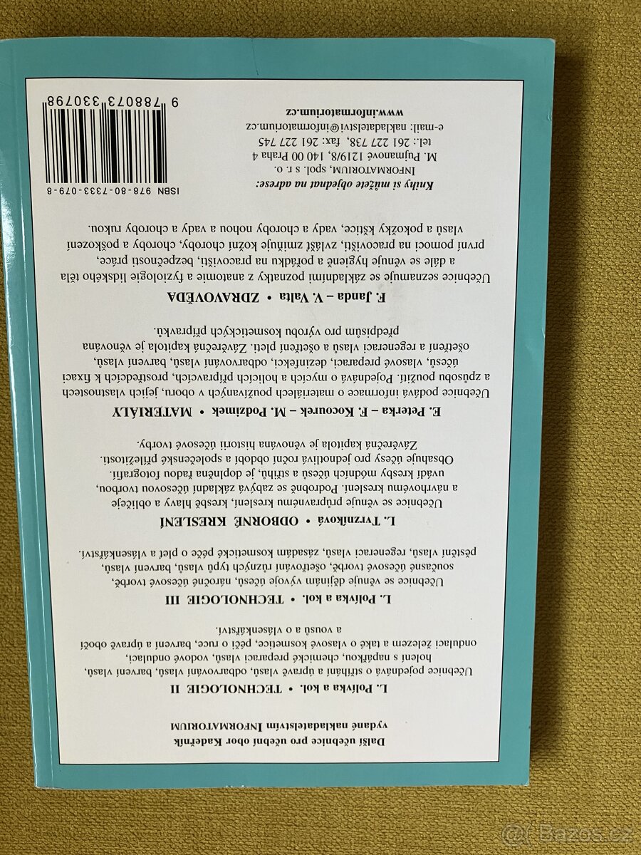 Technologie I - obor kadeřník - 2