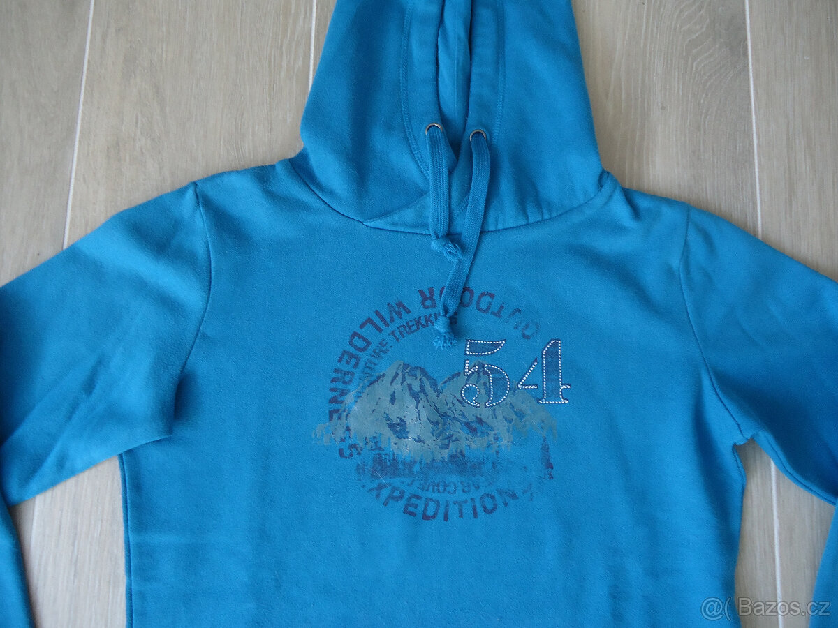 Dámská modrá mikina vel.M - 2