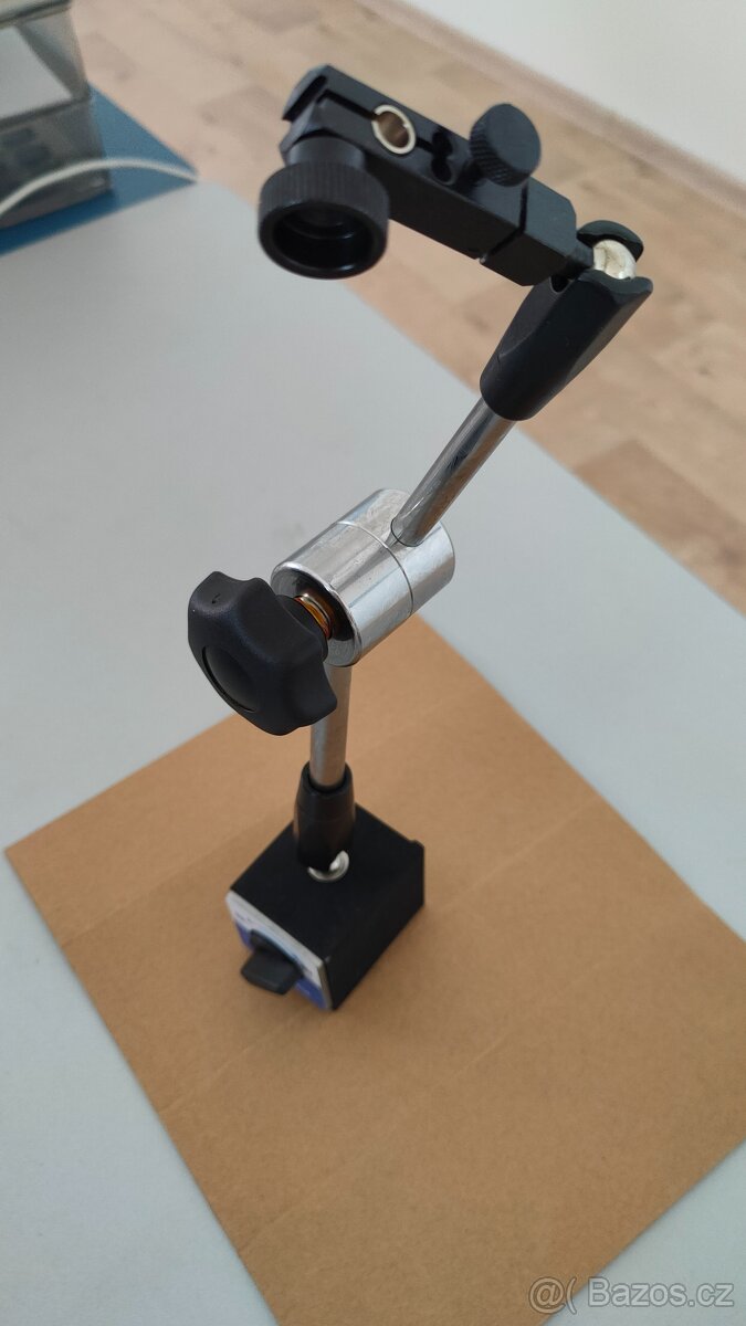 Magnetický stojánek s upnutím pro úchylkoměry - modulární - 2