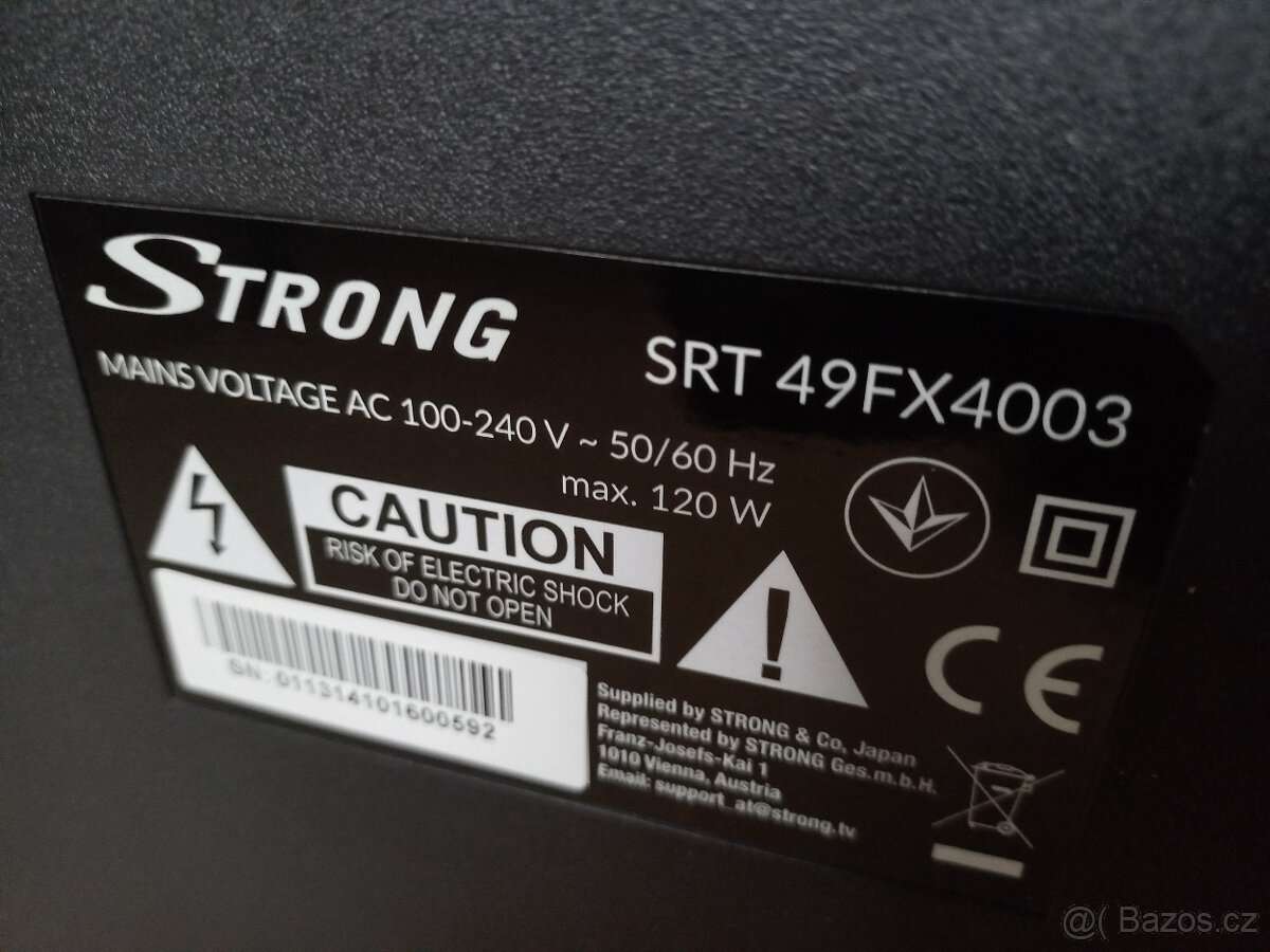 Tv Strong, příjem T2 123 cm - 2