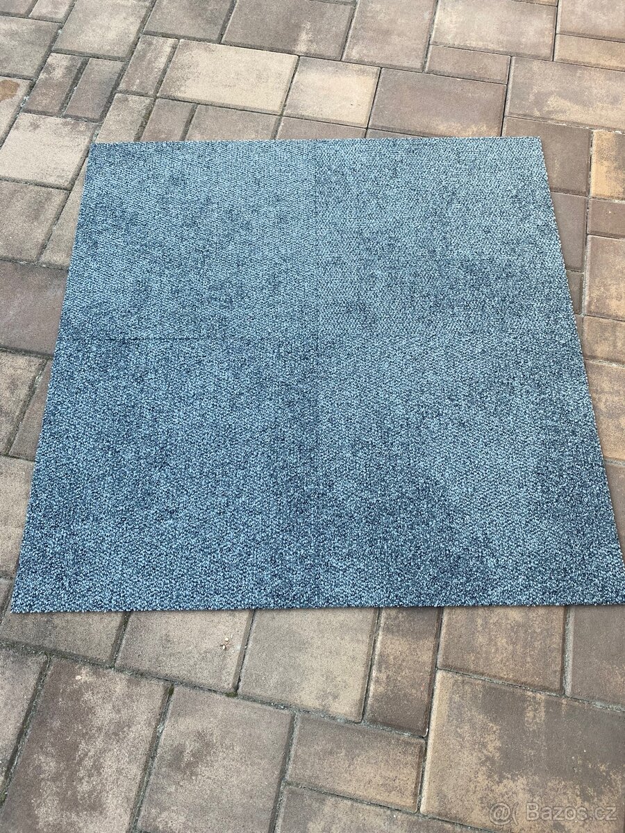 Kobercove ctverce - sede barvy - 2